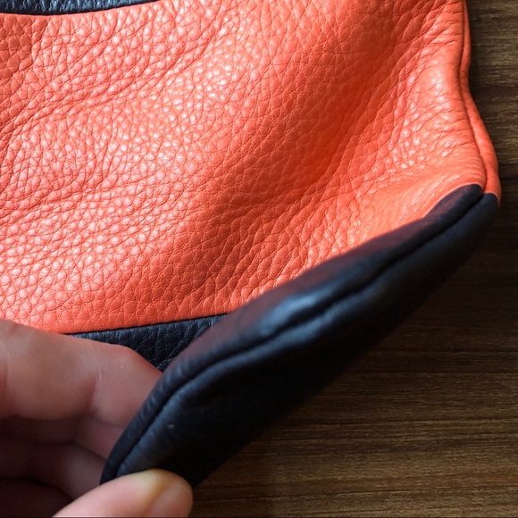 Club Monaco All Leather Tote Purse - Picture 3 of 4